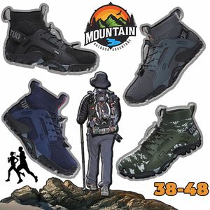 Chaussures de sport Offre spéciale hommes Trail Run montagne respirant randonnée Trekking formateurs soutien de la voûte plantaire marche chaussures résistantes à l'eau GAI noir confortable