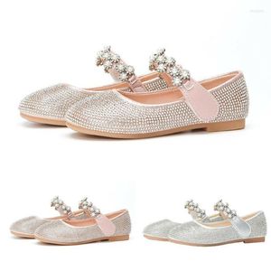 Chaussures de sport enfants filles princesse paillettes diamant robe de soirée sandales enfants décontracté