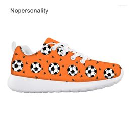 Chaussures de sport Nopersonality Enfants Printemps Garçons Baskets Terrain de Football Modèle Respirant Appartements Lumière Marche Fond Mou Zapato