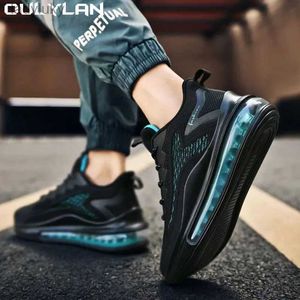 Chaussures sportives Ouleylan marche et jogging Chaussures de sport à la mode légères respirant des chaussures de sport confortables en dentelles
