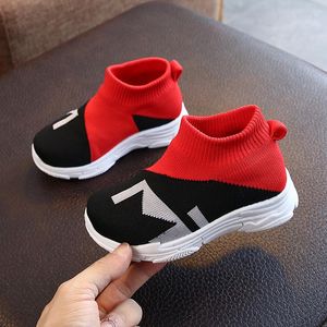 Atletische schoenen Outdoor Kids Sock Sneakers Net Mesh Ademende vrijetijdsrunning Sports jongens baby peuter kleine meisjes mode snake