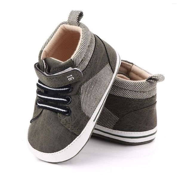 Zapatos deportivos primavera otoño 0-1 año de edad bebé niño pequeño antideslizante suela suave zapatillas de deporte Material de algodón de alta calidad Casual