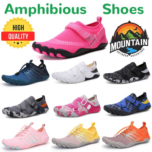 Envío gratis Zapatos atléticos Mujeres para hombre Playa Natación Deportes acuáticos Calcetín Zapatilla de deporte descalza Yoga Fitness Danza Natación Surf Buceo Snorkel Zapatos GAI