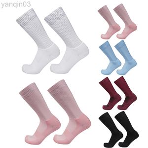 Chaussettes athlétiques New Mesh Aero Cycling Sile Été Rafraîchissant Respirant Pro Racing Anti-Slip Sport Calcetines Ciclismo L220905