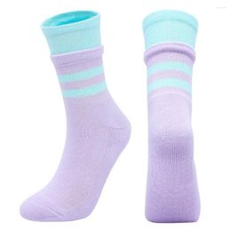 Chaussettes athlétiques Pilates danse sport impression poignée en Silicone antidérapante Fitness Yoga