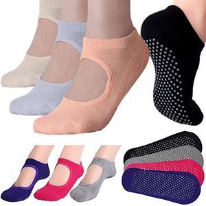 Chaussettes Athlétiques Yoga Pour Femmes Avec Adhérence Et Antidérapant Orteil Ballet Pilates Barre Danse Premium Coton Peigné