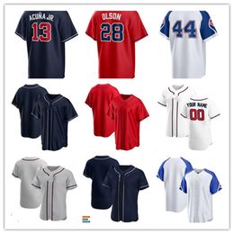 Atlanta Travis d'Arnaud Jarred Kelenic A.J. Minter Chris Sale Raisel Iglesias Joe Jimenez Charlie Morton Reynaldo Lopez Max Fried Marcell Ozuna Braves Baseball Jersey