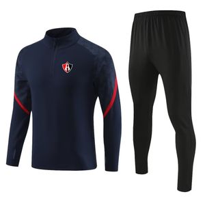 Atlas FC Heren casual sportkleding kinderen outdoor mode sportpak halve rits ademend casual sportjack met lange mouwen