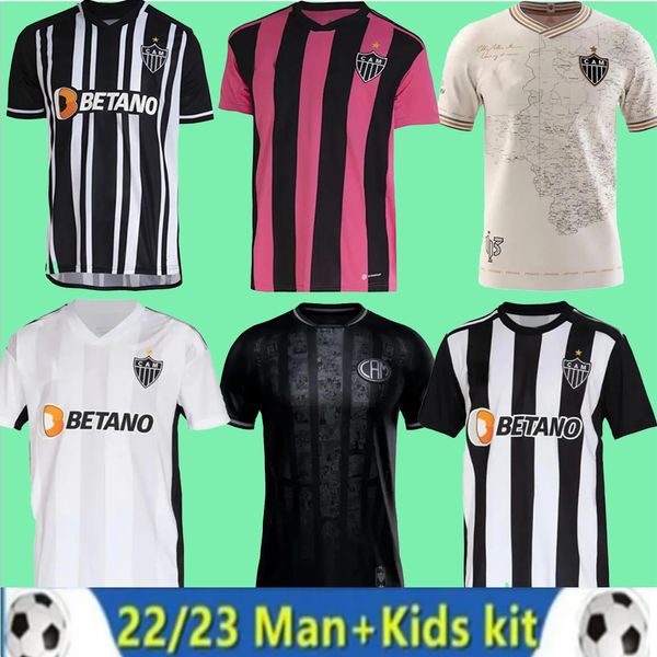 Atlético Mineiro Third Soccer Jerseys Manto Da Massa 113 Edición especial 2021 2022 2023 2024 Fred Diego Costa Otero Moura Elias Robinho Valdivia Camisa negra