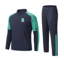 Atlético Nacional Hombres adultos niños traje de entrenamiento de ocio deportes al aire libre ropa deportiva de ocio traje de carrera lenta ropa deportiva sudadera de calle