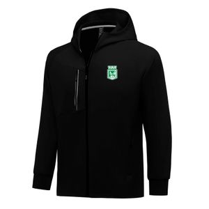 Atletico Nacional hommes vestes automne manteau chaud loisirs en plein air jogging sweat à capuche fermeture éclair complète à manches longues veste de sport décontractée