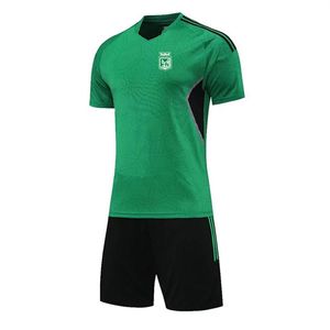 Atletico Nacional Survêtements pour hommes été Chemise d'entraînement en plein air sport costume à manches courtes fans de football T-shirt emblème de l'équipe c201P