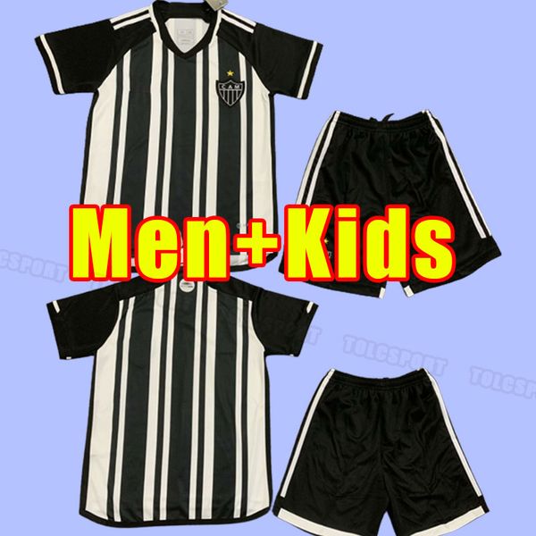 Atletico Soccer Jerseys 2023 2024 Atletico Mineiro HOME away 23 24 Fred Cazares Otero Moura Elias Robinho Valdivia Camiseta de fútbol mujer hombre niños niño adulto