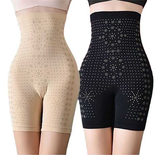 ATOXY Ladies Corset y Abdomen Bragas de cintura alta Fuerte adelgazamiento Esculpir glúteos Leggings de verano Entrenador de cintura Body Shaper 211116