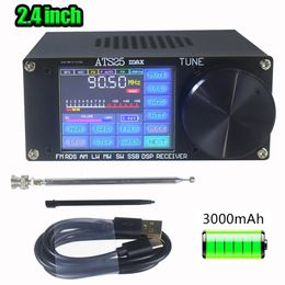 ATS25Max-Decoder Si4732 Receptor de radio de banda completa FM RDS AM LW MW SW SSB DSP ATS25 Max Pantalla táctil de 2,4 pulgadas 240102