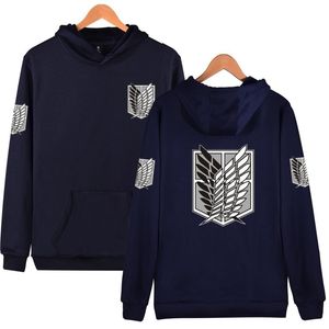 Aanval op Titan Hoodie Men Women Cotton Sweatshirt Anime Shingeki No Kyojin Streetwear Kledingcosplay Kostuum 201113