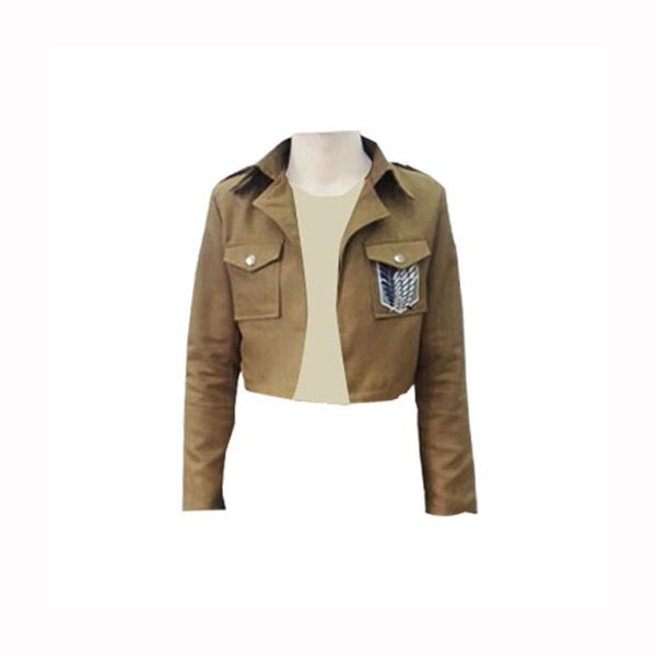 Attaque sur Titan Veste Shingeki no Kyojin veste Légion Cosplay Costumes Veste Manteau Toute Taille Haute Qualité Eren Levi NOUVEAU S-XXXL