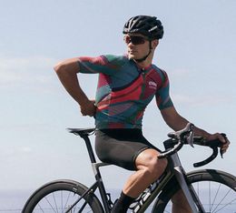 Attaquer de hele dag caleidoscoop jersey mannen 2020 ja kleurrijke cyclus slijtage mtb tenue cycliste homme ademhalingsfietshirt3760360