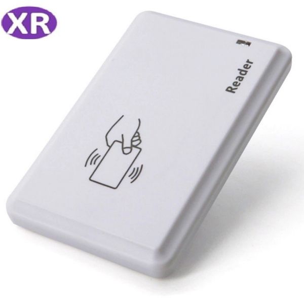 Lector de tarjetas de control de acceso de asistencia, Sensor sin contacto RFID USB negro, ID inteligente EM4001, lector de tarjetas de 125KHz TK4100
