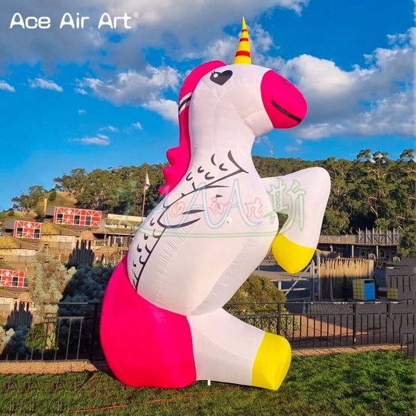 Atractivo 8 mh (26 pies) Modelo de mascota inflable al aire libre