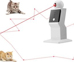 Atuban Cat láser juguete automático en movimiento MOVIMIENTO Toy de gato láser interactivo para CatskittensdogsDogsDogScat de interior Toy de ejercicio 240418
