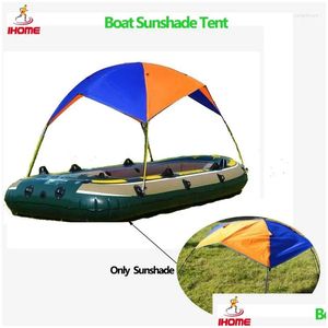 Atv Onderdelen Alle Terrein Wielen 2-4 Personen Boot Zonnescherm Opblaasbaar Opvouwbare Luifel Luifel Tent Voor Intex Rubberboot Drop Delivery Aut Otvfp