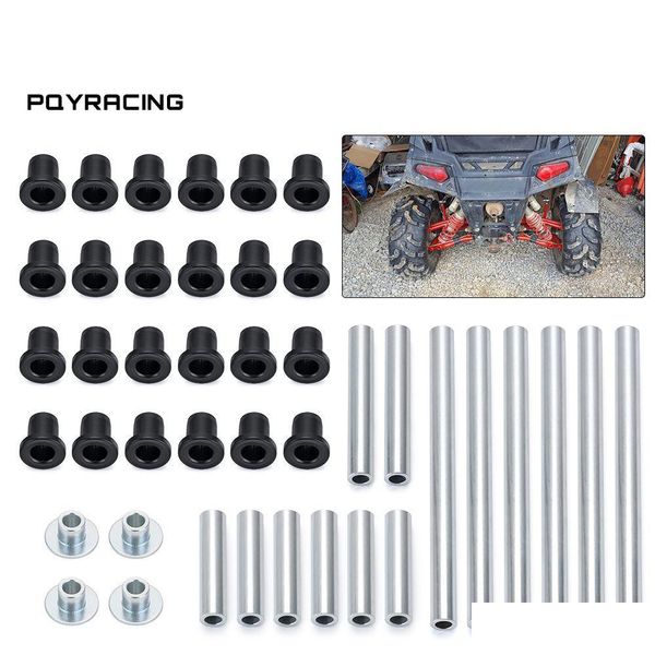 Pièces de VTT Utv A Bras A-Arm Bushing Kit de protection pour Polaris Rzr 800 800/S 800/4 2008-2014 2009 2010 2011 2012 2013 Pqy-Emk12 Drop Del Otjqd