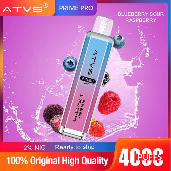 ATVS Original jetable Vape Pen Pod Atvs Vape E Cigarettes Oem Odm 10 saveurs vaporisateur Portable vapeur 4000 bouffées