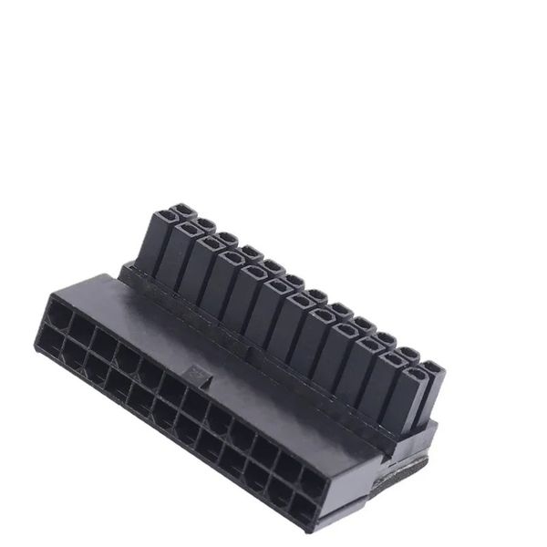 Adaptateur de bouche d'alimentation ATX 24 broches à 90 degrés Cordeaux de câble d'alimentation PC d'alimentation PC Connecteurs modulaires HOT