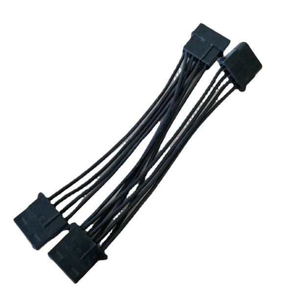 Cable de alimentación divisor ATX IDE Molex de 4 pines a SATA, Cable de extensión de puerto D, 18AWG, tipo Z, 3x13cm para PC, escritorio, bricolaje