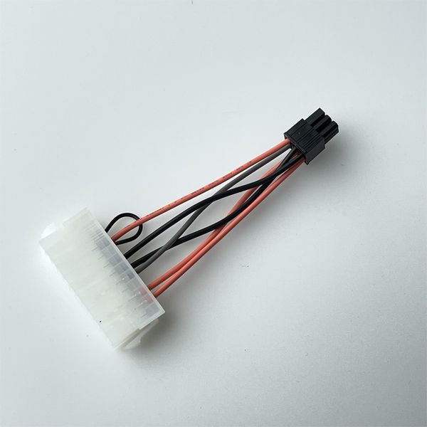 Alimentation ATX, cordon d'alimentation d'interface de carte mère, câble de Conversion 24p à 6p 18awg pour DELL 7050 3669 3050 5050 3668