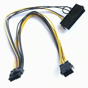 Câble d'alimentation ATX PSU 24Pin CPU 8Pin 4 + 4Pin à 12Pin connecteur pour HP 1366 Dual X58 carte mère serveur lame carte mère