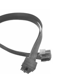 ATX3.0 PCIE 5.0 12VHPWR Dual 8Pin Male naar 16pin Male Straight of Angle Elbow GPU Power Cable voor SilverStone SST-ST60F ST45SF-G Power Module