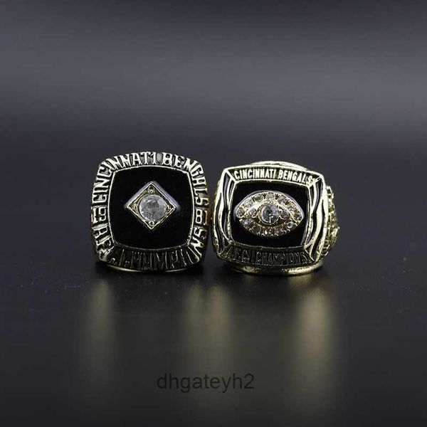 AU4I Band Rings 1981 1988 Cincinnati Tigers Afc Ligue américaine Championnat Ring 2 Set 31hg