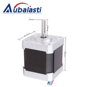 AUBALASTI NEMA 17 MOTEUR DE STAPEUR 42NCM 1.7A 2 MOTEUR DE STAPEUR DE 40 mm Phase 4-laad pour imprimante 3D