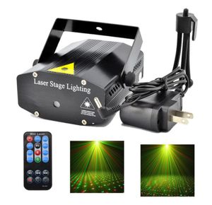 AUCD Mini Portable IR Remote RG Meteoor Douche Balk Laser Projector Lights DJ KTV Home Xmas Party DSICO LED Stage Verlichting OI100B4443125