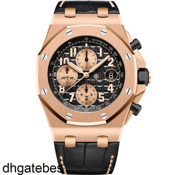 Audemar AP Watch Montre pour homme de haute qualité Mouvement mécanique automatique Règle de montre multifonctionnelle Bracelet en acier inoxydable Verre saphir étanche