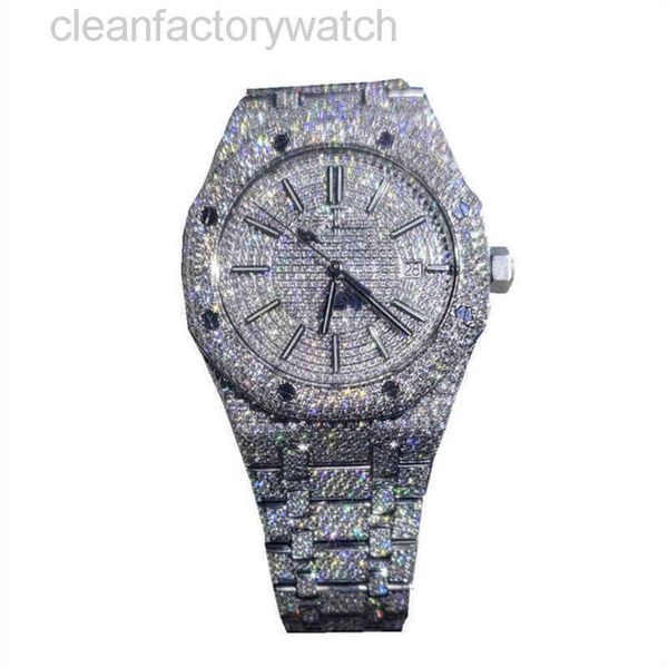 Audemar PigEaut Audemar Piquet de haute qualité Iced Iced Out Luxury Fashion Dial Watch Band Bezel Moisanite Mens Women Femmes Diamond Sale Products Liu E5lt High Quality