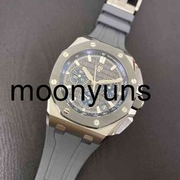 Audemar PigEaut Audemar Watch Luxury Mens mécanique montre ROYA1 0ak Titanium Alloy 43mm 26420io A009ca.01 Swiss ES Brand Wristwatch High Quality