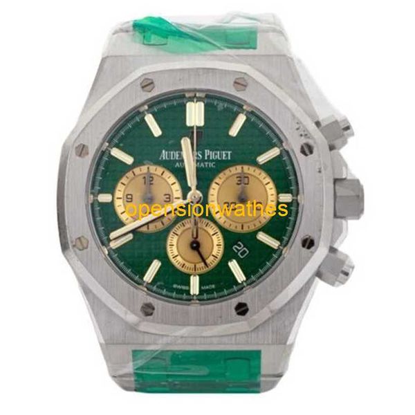 Audemar Pigue Luxury Watches Men's Automatic Watch Audemar Pigue Royal Oak Platinum Singapur Green Platinum 26332pt Fnih