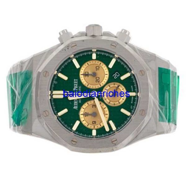 Audemar Pigue Men's Watch Automatic Watches Audemar Pigue Royal Oak Platinum Singapur Green Platinum 26332PT FNO1