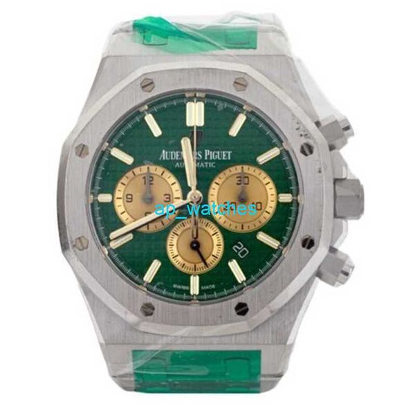 Audemar Pigue Men's Watch Confied Luxury Watches Audemar Pigue Royal Oak Platinum Singapur Green Platinum 26332pt Funch