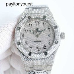 Audemar Pigue Montre AP Diamant Montres Diamant Designer Montre Complète Ap Auto Montre-Bracelet Xhsa Haute Qualité Mouvement Mécanique Piglet Uhr Buste Down Montre Iced Out Roya