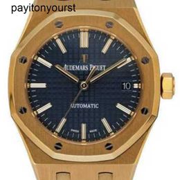 AUDEMAR Pigue Watch Royal Oak APF Factory 15450ba Blue Dial 18K Gold Paper