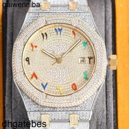 Audemar Piquet montre 40mm diamant automatique mécanique montre pour hommes montre-bracelet en acier inoxydable mode montre-bracelet Mo