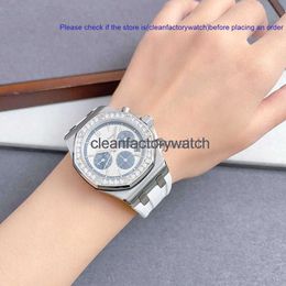 AUDEMAR Watch apwatch Audemar Pigeut Piquet Designer Luxury Designer APSF Royals Oaks Wristwatch Box Series Steel Diamond Automatic Machinery Womens Watch 26231st