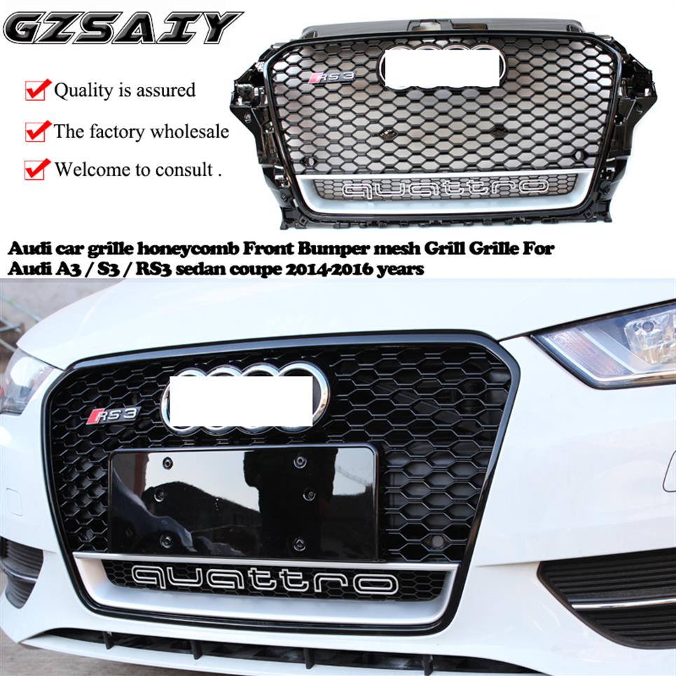 Audi A3 car high quality intake grille but also suitable for S RS series models paint baking process can be installed directly208E