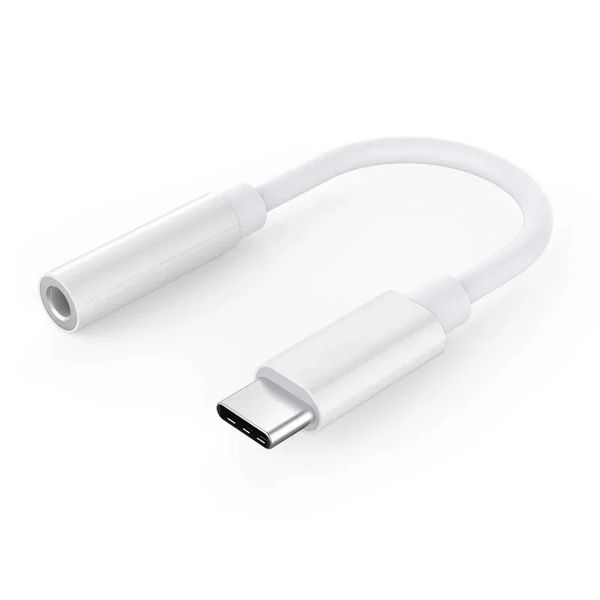 Adaptateur audio Type C Male à 3,5 mm Jack Femelle en haut-parleur Microphone Câble audio audio pour Huawei P20 P30 Pro OnePlus