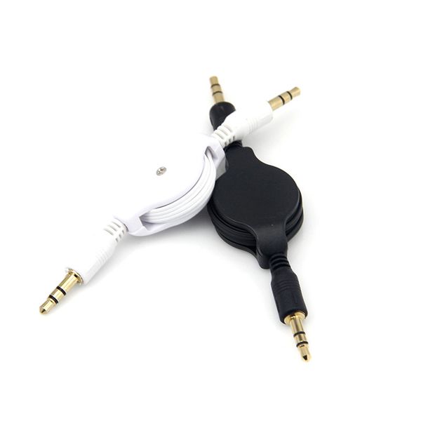 Séparateur de câble Audio Aux 3.5Mm câble mâle à mâle 70Cm plaqué or casque micro répartiteur Audio pour téléphone pc mp3 haut-parleur