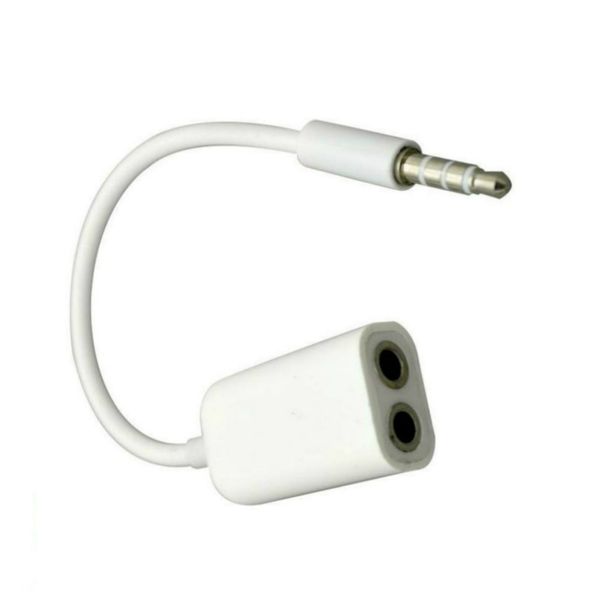 Câble Audio Jack 3.5mm, casque stéréo, Aux mâle à 2 prises femelles, adaptateur pour écouteurs, Microphone, téléphone, ordinateur